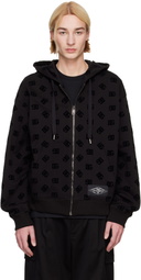 Dolce&Gabbana Black Zip-Up Hoodie