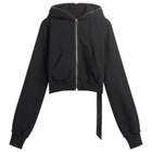Rick Owens DRKSHDW Women's Gimp Hoodie in Black