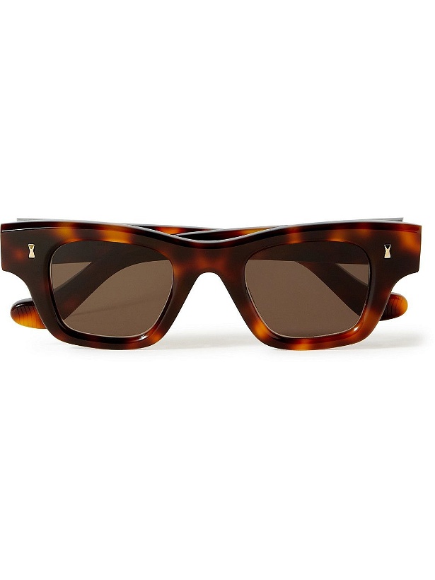 Photo: Cubitts - Iceni Square-Frame Tortoiseshell Acetate Sunglasses