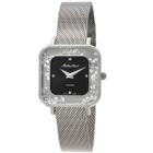 Mathey-Tissot Gemina Quartz Diamond Black Dial Ladies Watch D984SAN