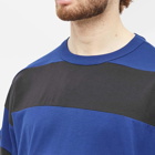 Dries Van Noten Men's Hein Bold Striped T-Shirt in Ink Blue