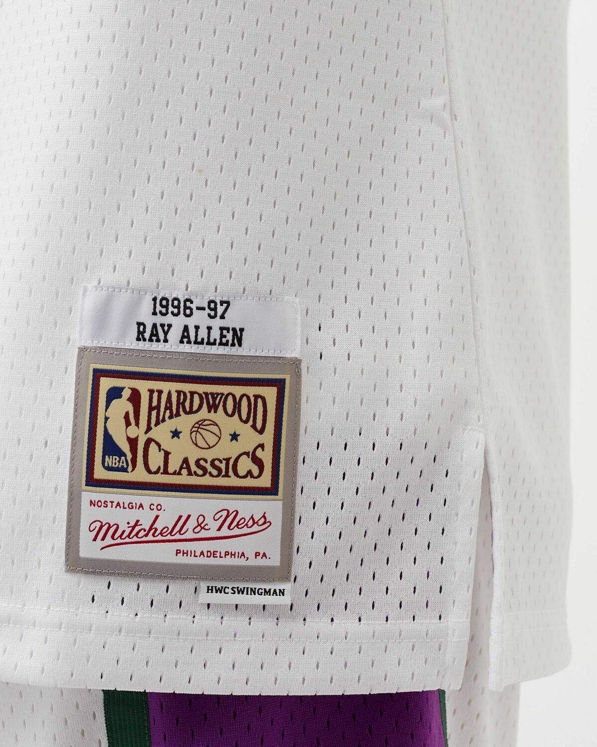 Mitchell & Ness Nba Swingman Jersey Milwaukee Bucks 1996 97 Ray Allen #34 White - Mens - Jerseys