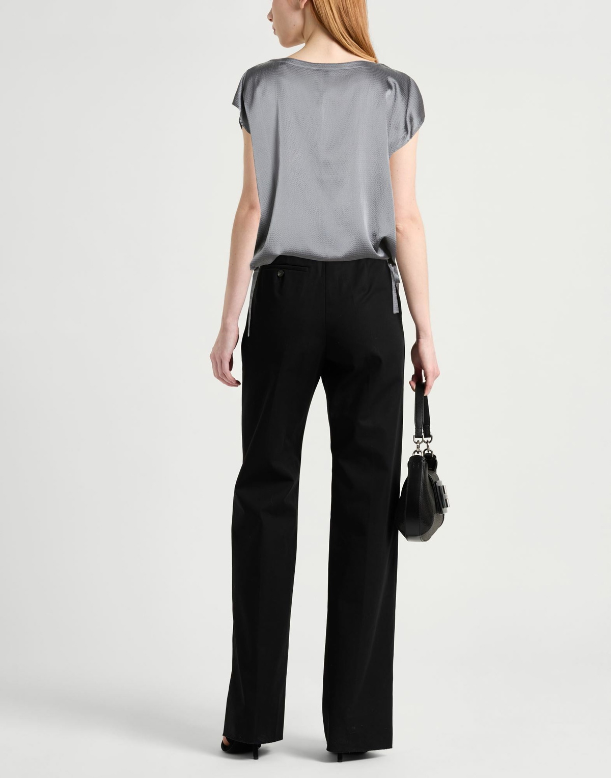 Eileen Fisher Womens Top in Grey