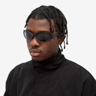 Oakley Plantaris Sunglasses in Matte Black/Prizm Grey 
