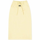 Fear of God ESSENTIALS Women's Long Skirt in Garden Yellow