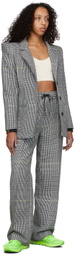 adidas x IVY PARK White & Green Glen Plaid IVP Trousers