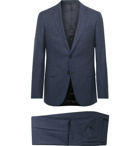 Hugo Boss - Pinstriped Virgin Wool Suit - Blue