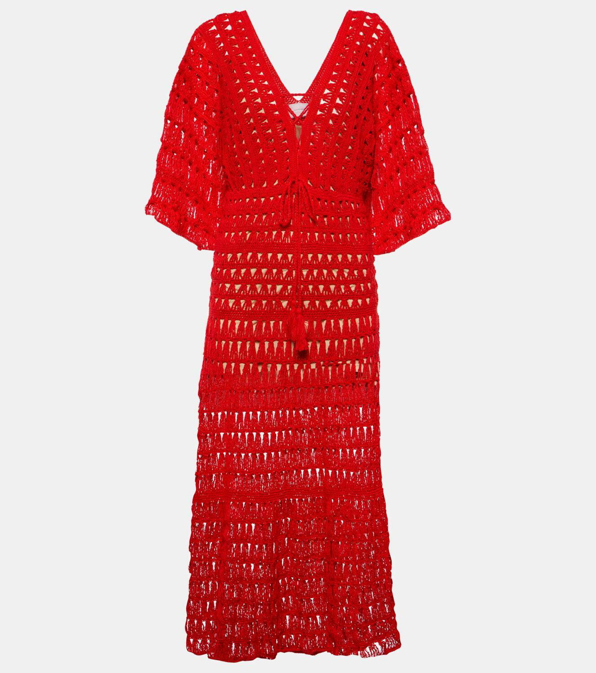 Anna Kosturova Marissa crochet cotton maxi dress