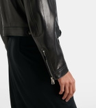 Tom Ford Cropped leather biker jacket