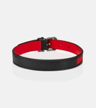 Christian Louboutin - Loubicollar M leather dog collar