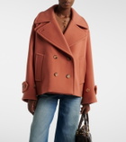 Chloé Oversized wool-blend peacoat