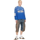 Satoshi Nakamoto Blue Mesh Moto Jersey