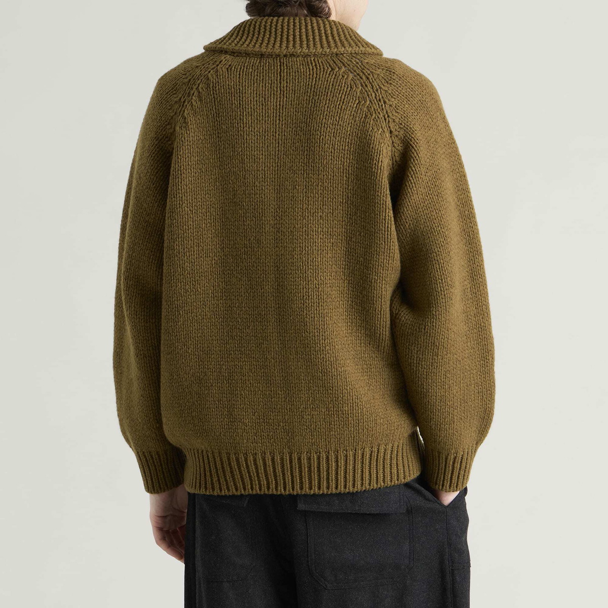 FrizmWORKS Men's Heavy Cowichan Cardigan - END. Exclusive in Cinnamon