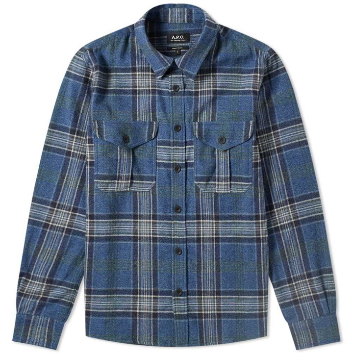 Photo: A.P.C. Breton Check Overshirt