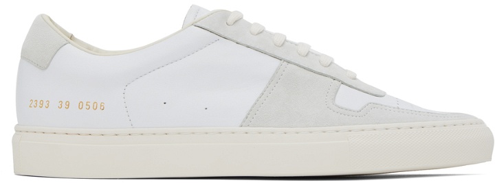 Photo: Common Projects White BBall Duo Sneakers