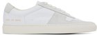 Common Projects White BBall Duo Sneakers