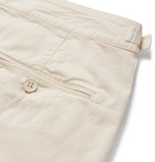 Orlebar Brown - Bulldog Garment-Dyed Stretch-Organic Cotton Twill Shorts - Cream