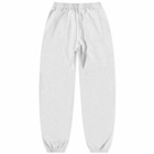 Sporty & Rich Upper East Side Sweat Pant in Heather Grey/Forest