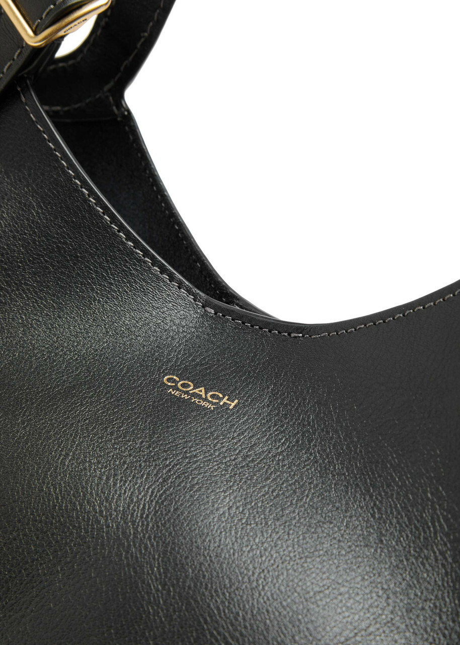 Coach Gramercy Grained Leather Tote - Black - One Size