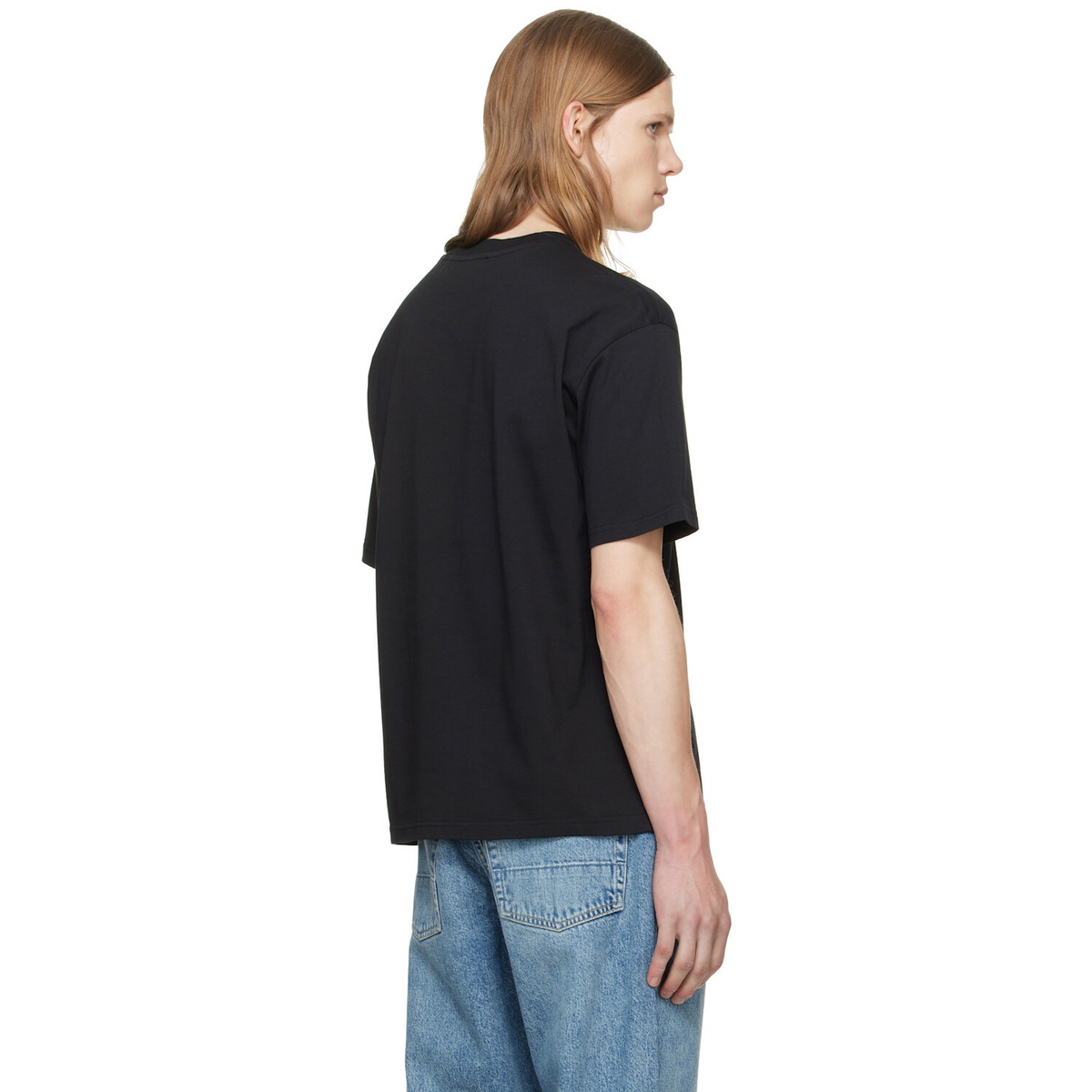 A.P.C. Black Boxy Micro Logo T-shirt