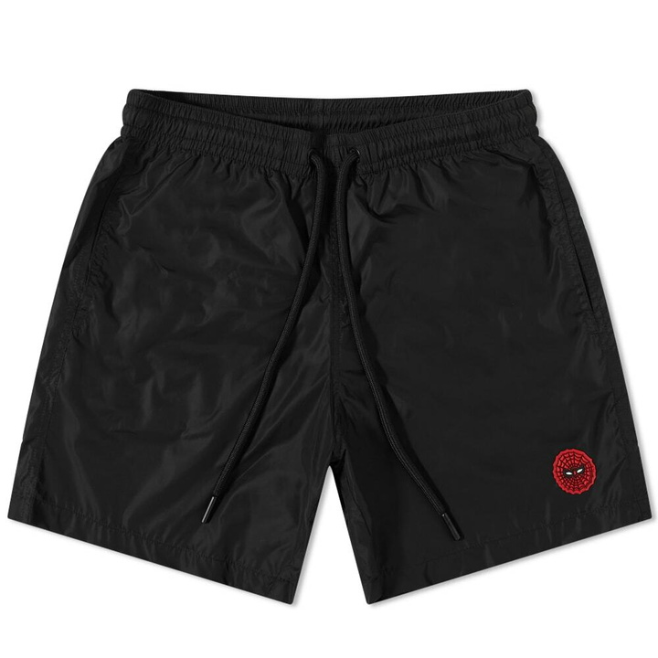 Photo: Moncler Men's Navajo Print Swim Short in Black