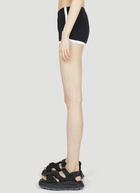 Courrèges - Contrast Shorts in Black