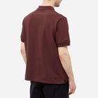 Polar Skate Co. Men's Pique Polo Shirt in Bordeaux