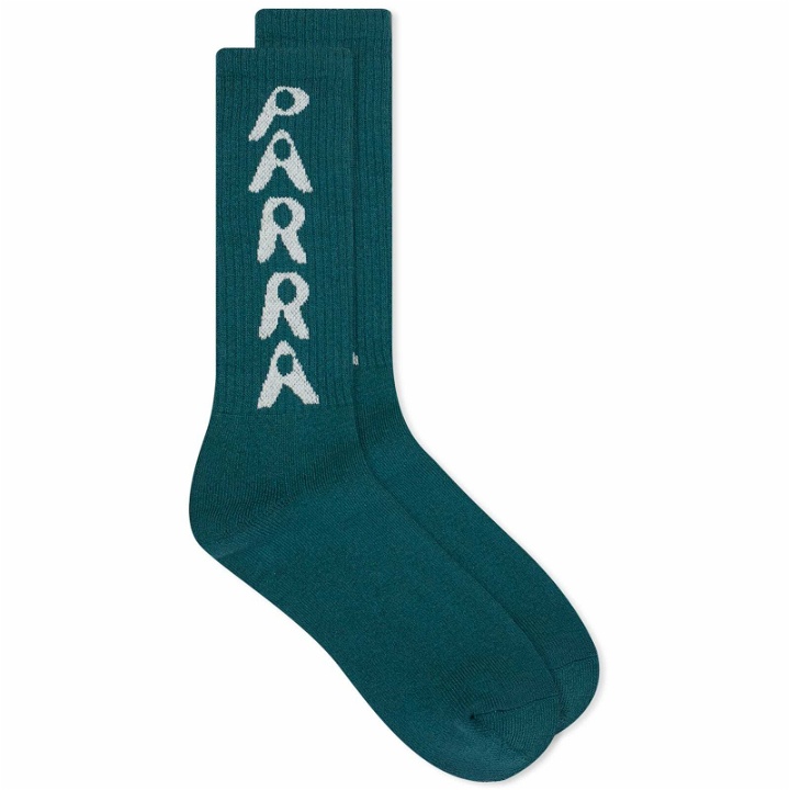 Photo: By Parra Men's Hole Logo Socks in Castleton Green 