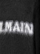 BALMAIN - Retro Logo Mohair Blend Sweater