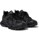 Balenciaga - Track.2 Nylon, Mesh and Rubber Sneakers - Black