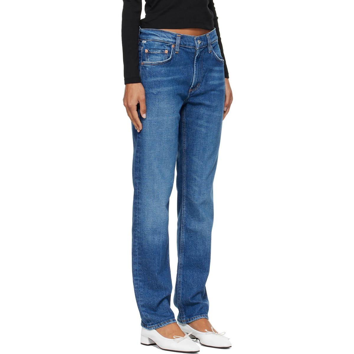 Citizens of Humanity Blue Savannah Cigarette Jeans