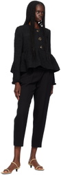 Erdem Black Peplum Jacket