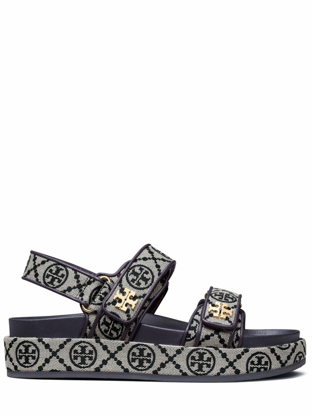 Photo: TORY BURCH 35mm T Mono Kira Sport Jacquard Sandals