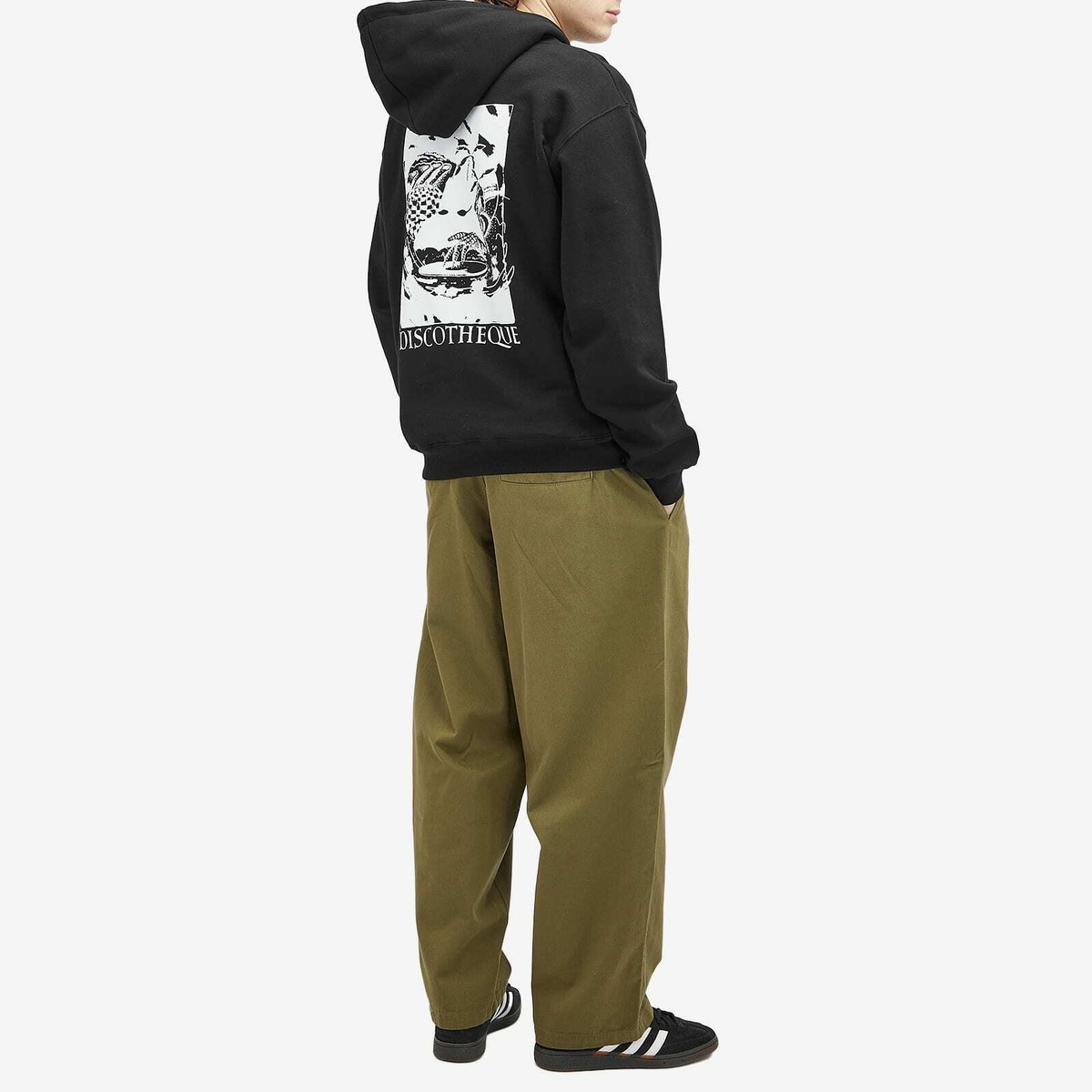 Polar Skate Co. Men's Dave Discoteque Hoodie in Black