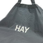 HAY Grid Crossover Bag - Medium in Dark Blue 