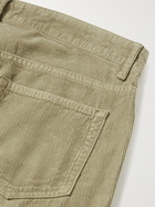 Officine Générale - James Straight-Leg Cotton-Corduroy Trousers - Green