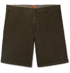 Barena - Stretch-Cotton Ripstop Shorts - Army green