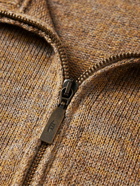 Inis Meáin - Washed-Linen Zip-Up Cardigan - Brown