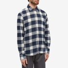 Foret Men's Dale Check Shirt in Navy