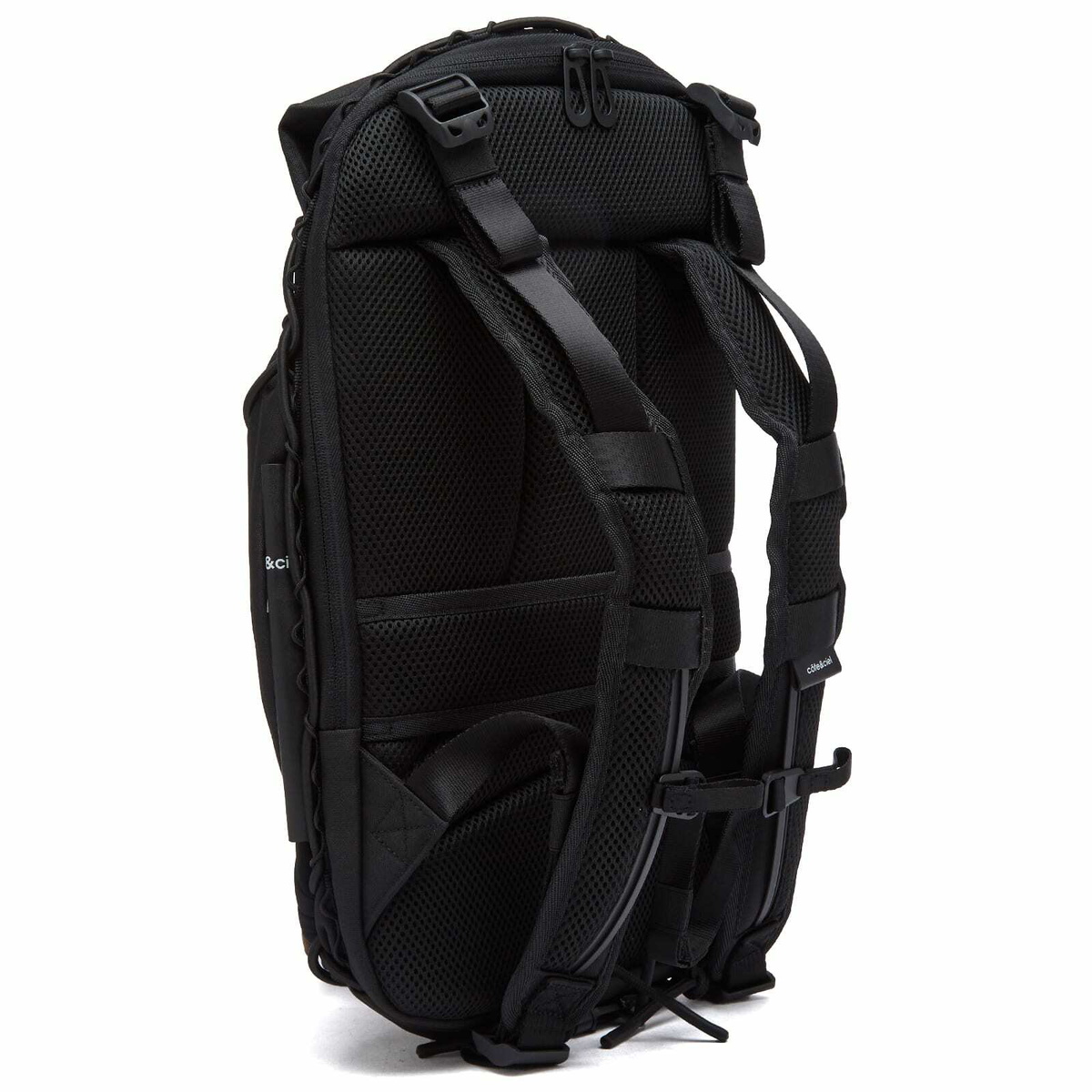 Cote&Ciel Ladon Braided Backpack in Black Cote & Ciel