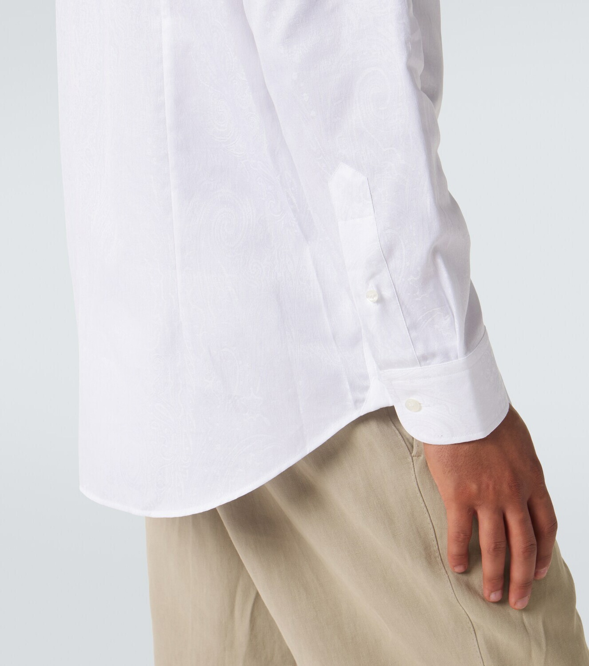 Etro Paisley cotton poplin shirt