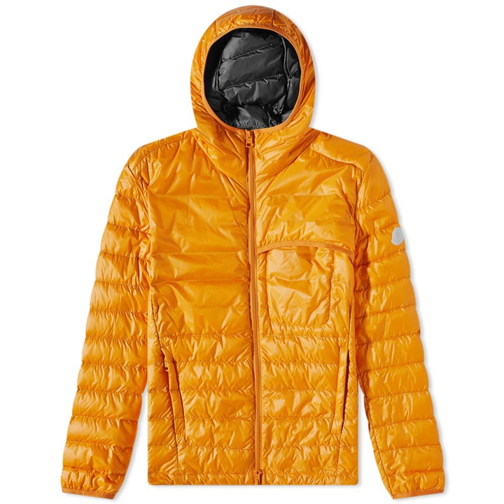 Photo: Moncler Men's Divedro Down Jacket in Orange