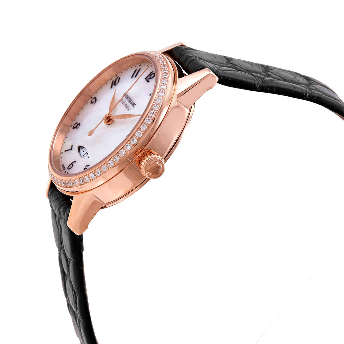 Montblanc Boheme Automatic Diamond Mother of Pearl Dial Ladies Watch 116501
