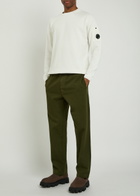 C.P. Company Cotton Jumper White