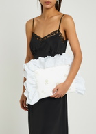 Simone Rocha Pillowcase Embroidered Padded Clutch - White - One Size