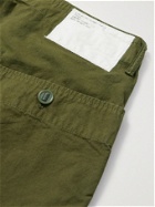 Applied Art Forms - DM1-1 Tapered Pleated Cotton and CORDURA-Blend Trousers - Green