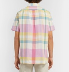 Beams Plus - Button-Down Collar Checked Cotton Shirt - Pink