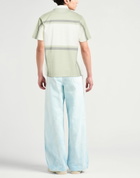 Gcds Mens Polo shirt in Sage green