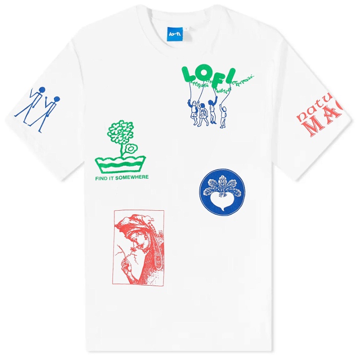 Photo: Lo-Fi Men's Mother Earth T-Shirt in White