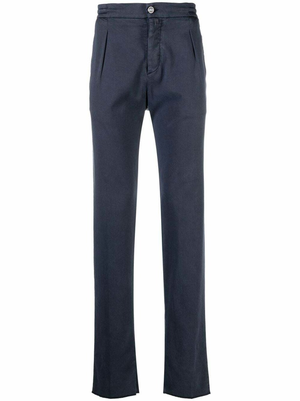 Photo: KITON - Linen Drawstring Trousers